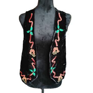 Unknown Label Women's Size Small Christmas Vest